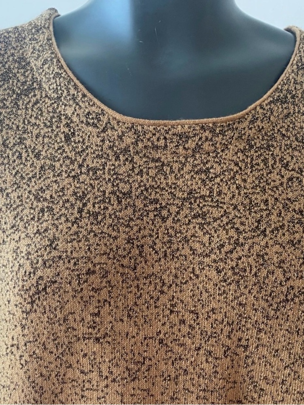 Cleo sweter dress with gold/ brown Ombre/  woman’s size Small - Picture 5 of 8